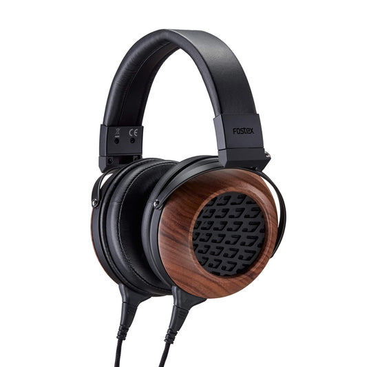 Fostex TH808 open-back headphones with black-walnut housings
